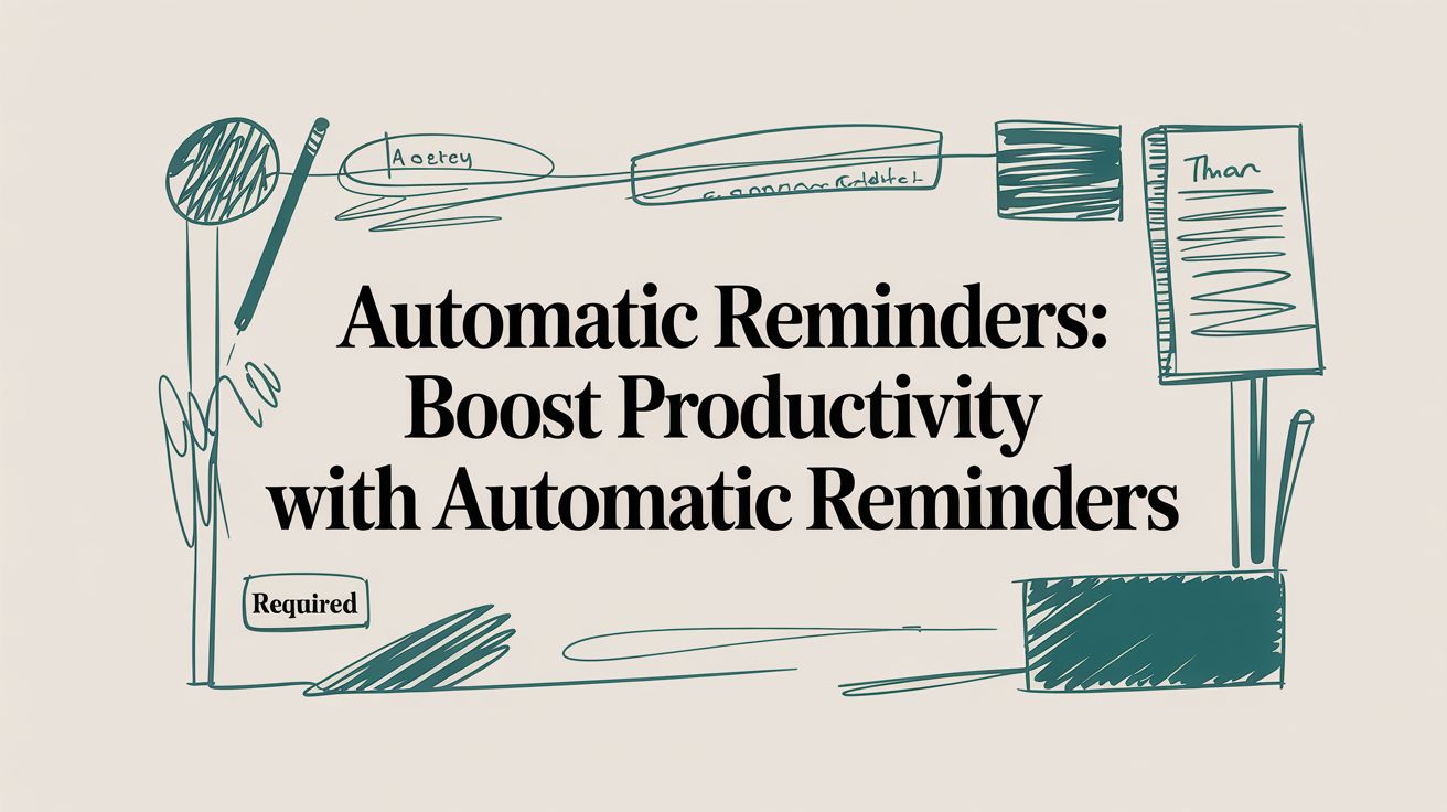 Automatic Reminders: Boost Productivity with automatic reminders