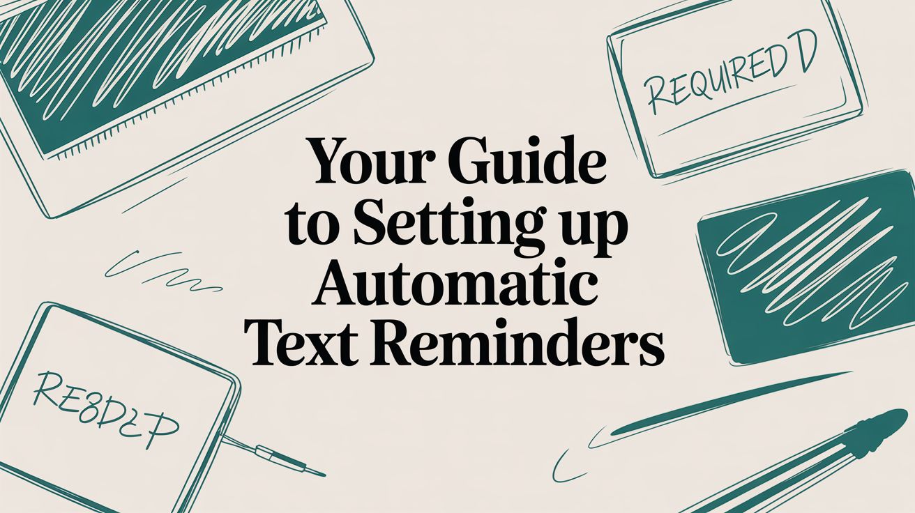 Your Guide to Setting Up Automatic Text Reminders