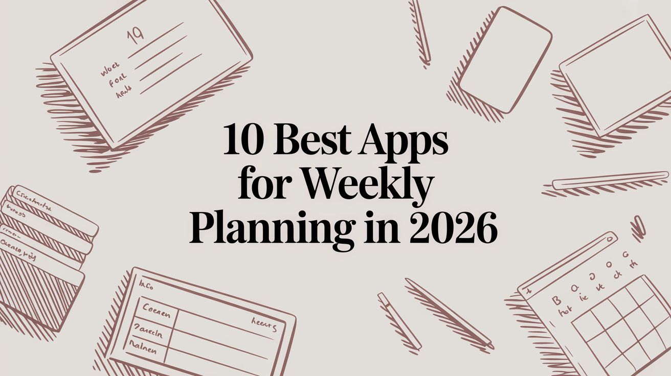 10 Best Apps for Weekly Planning in 2026