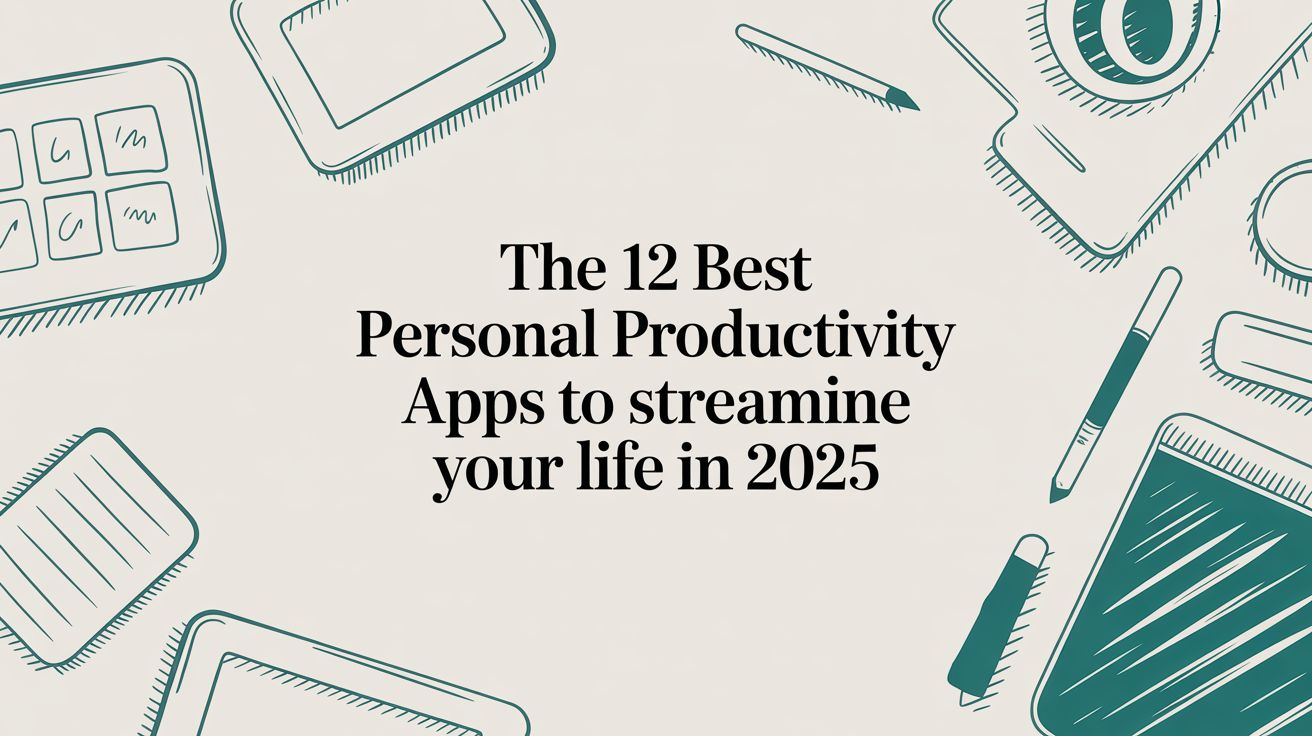 The 12 Best Personal Productivity Apps to Streamline Your Life in 2025