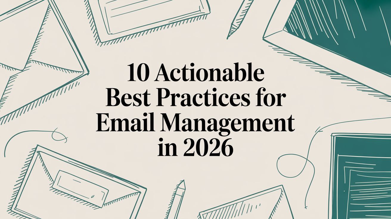 10 Actionable Best Practices for Email Management in 2026