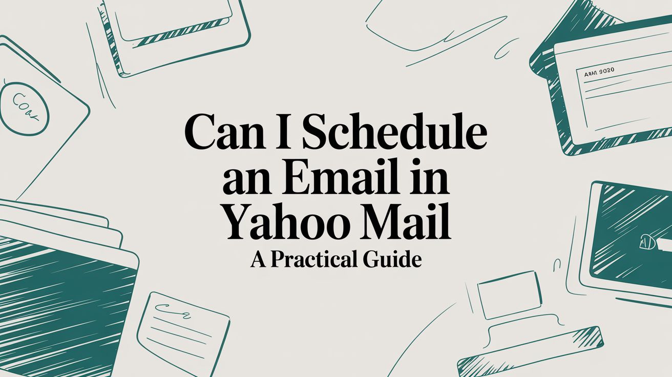 Can I Schedule an Email in Yahoo Mail A Practical Guide