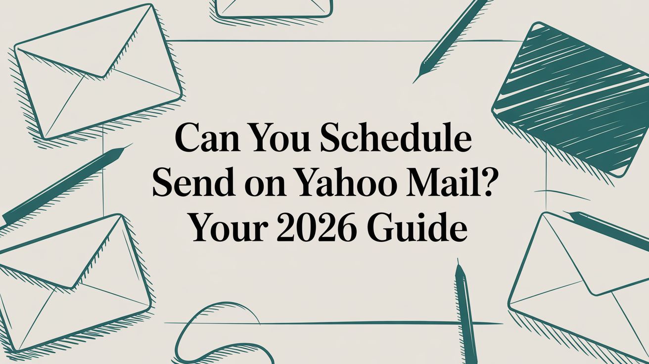 Can You Schedule Send on Yahoo Mail? Your 2026 Guide