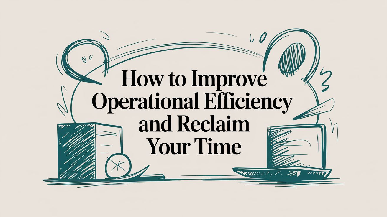 How to Improve Operational Efficiency and Reclaim Your Time