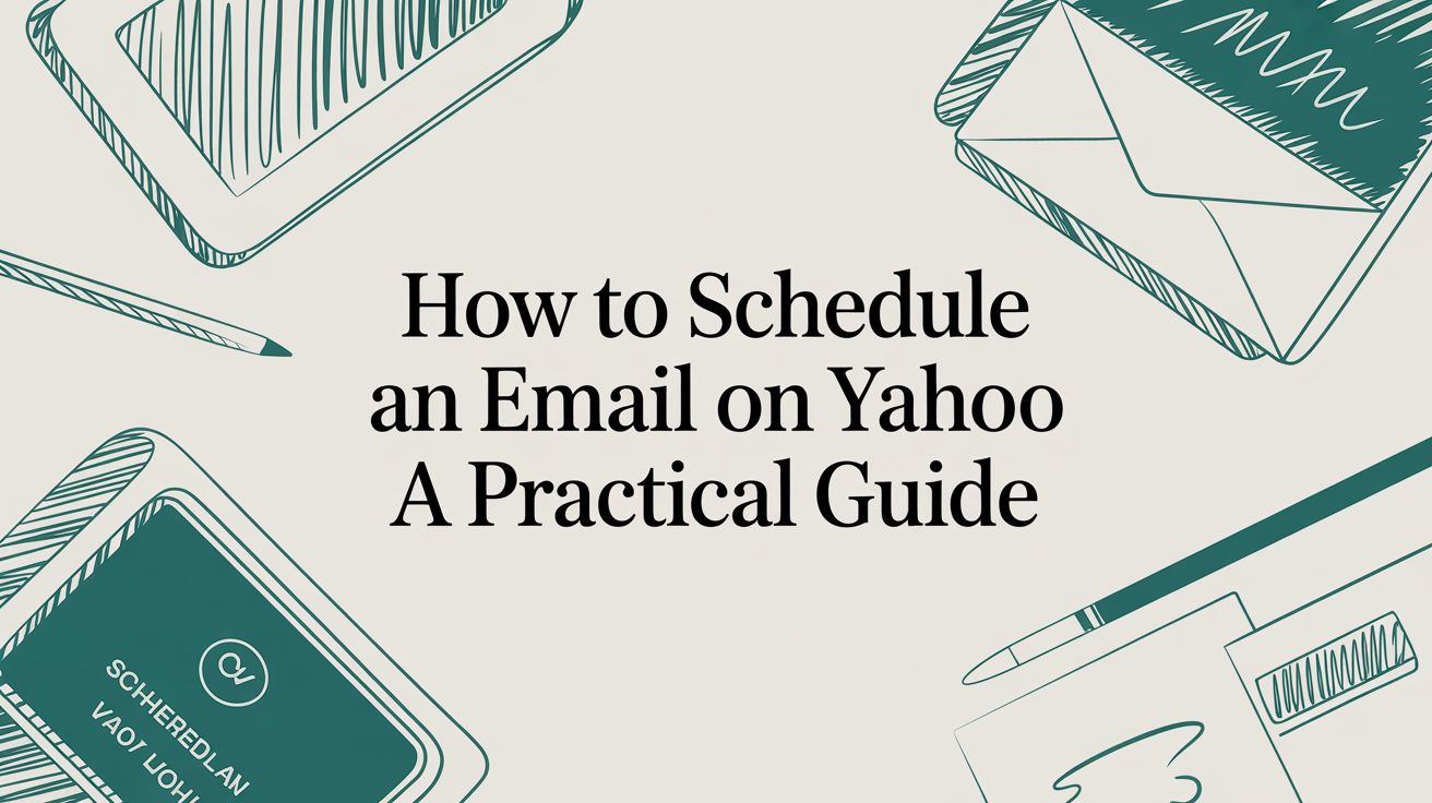 How to Schedule an Email on Yahoo A Practical Guide