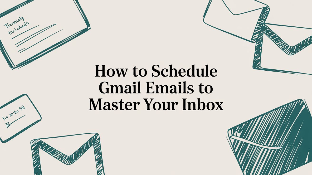 How to Schedule Gmail Emails to Master Your Inbox