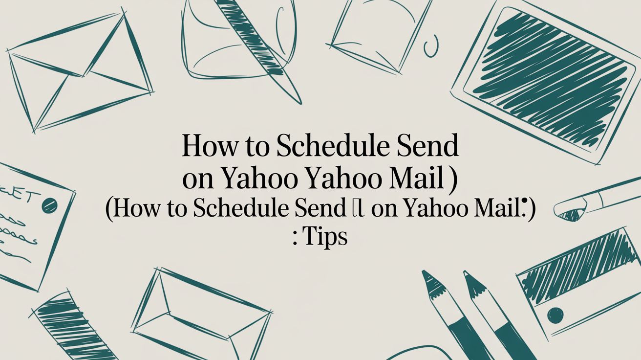 How to Schedule Send on Yahoo Mail: A Simple Guide