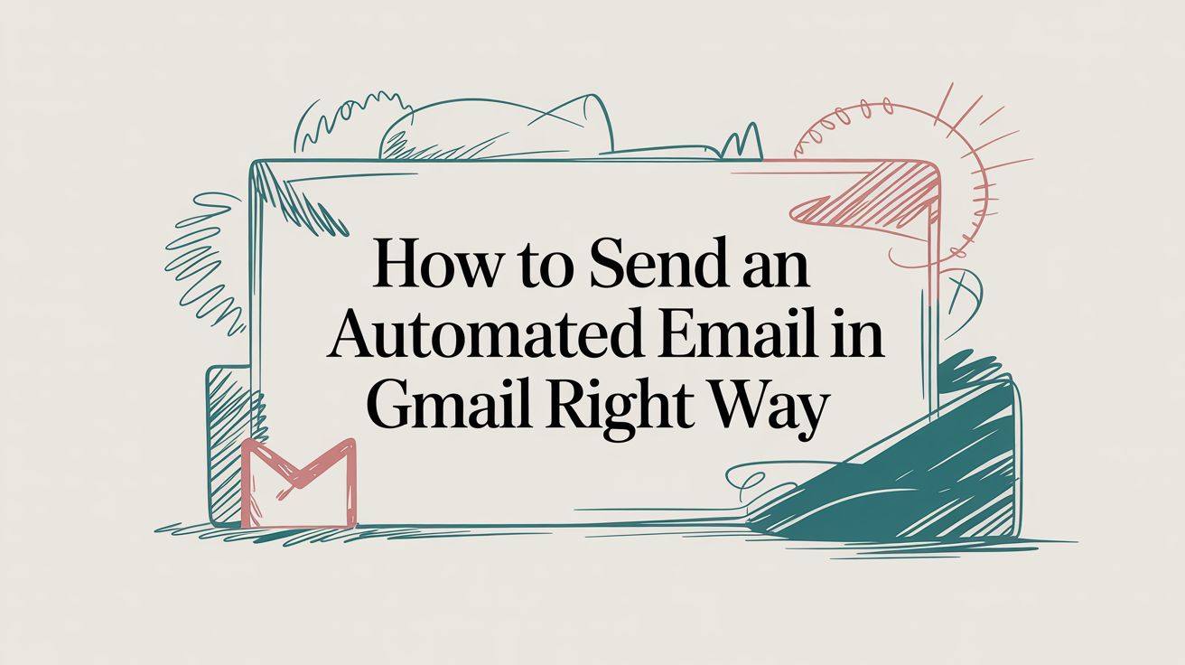 How to Send an Automated Email in Gmail The Right Way