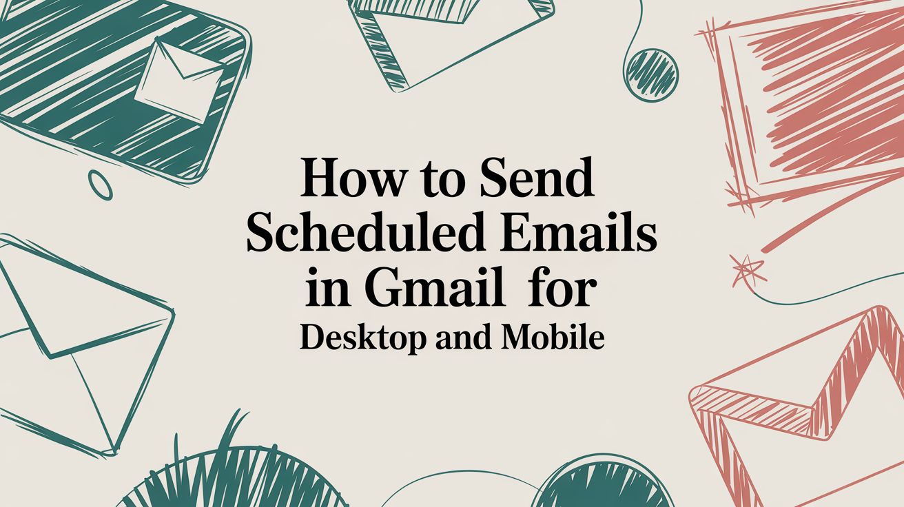 How to Send Scheduled Emails in Gmail for Desktop and Mobile
