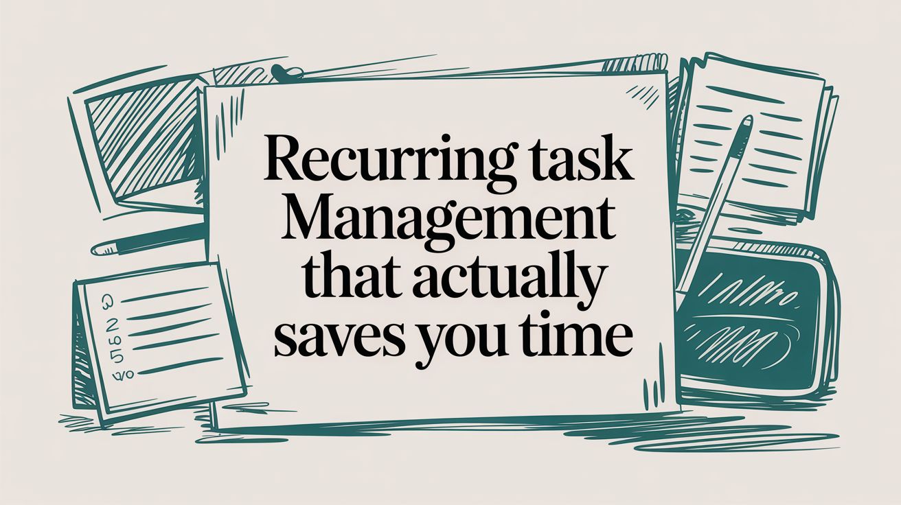 Recurring Task Management That Actually Saves You Time