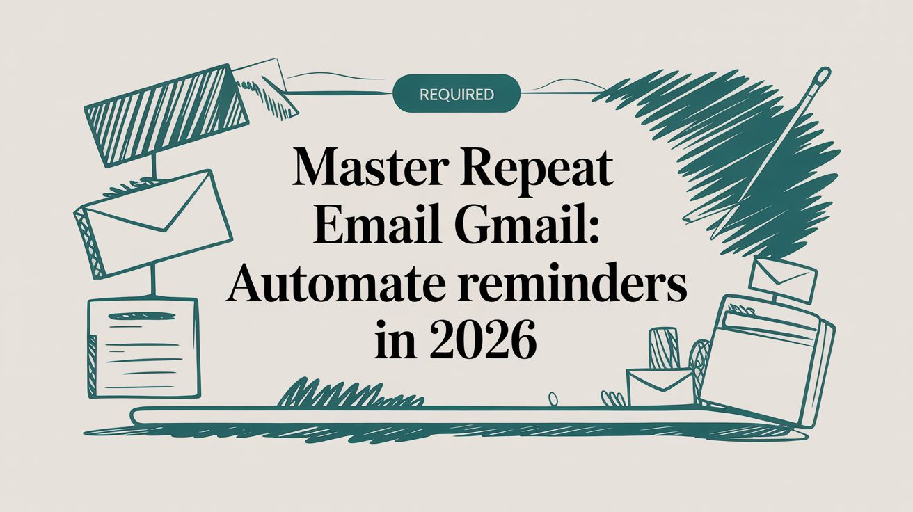 Master repeat email gmail: Automate Reminders in 2026