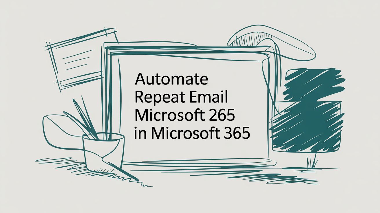 Automate repeat email microsoft 265 in Microsoft 365