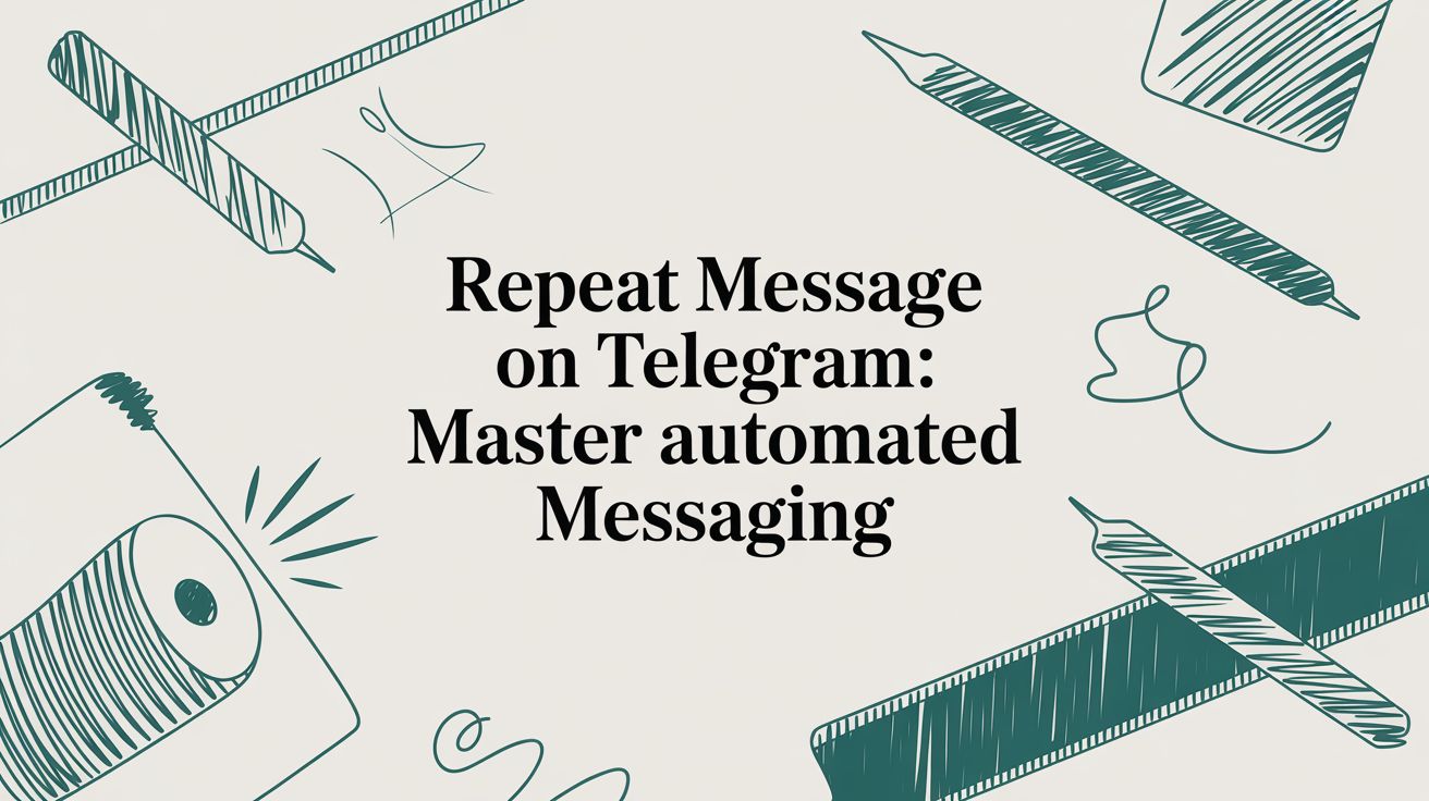Repeat Message on Telegram: Master Automated Messaging