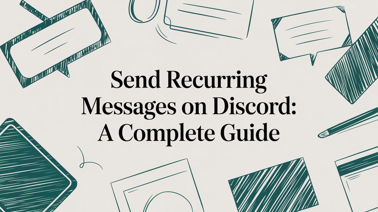 Send Recurring Messages on Discord: A Complete Guide