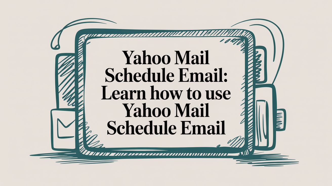 Yahoo Mail Schedule Email: Learn How to Use yahoo mail schedule email