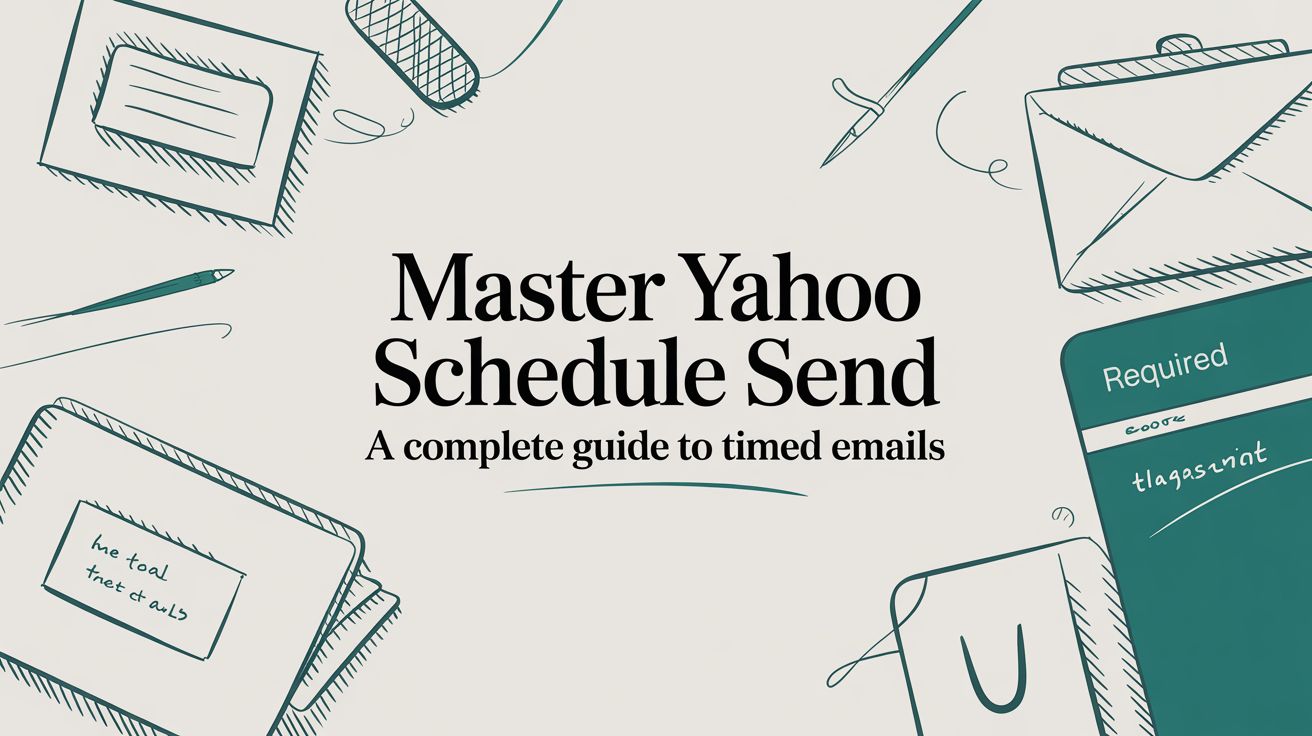 Master Yahoo Schedule Send A Complete Guide To Timed Emails